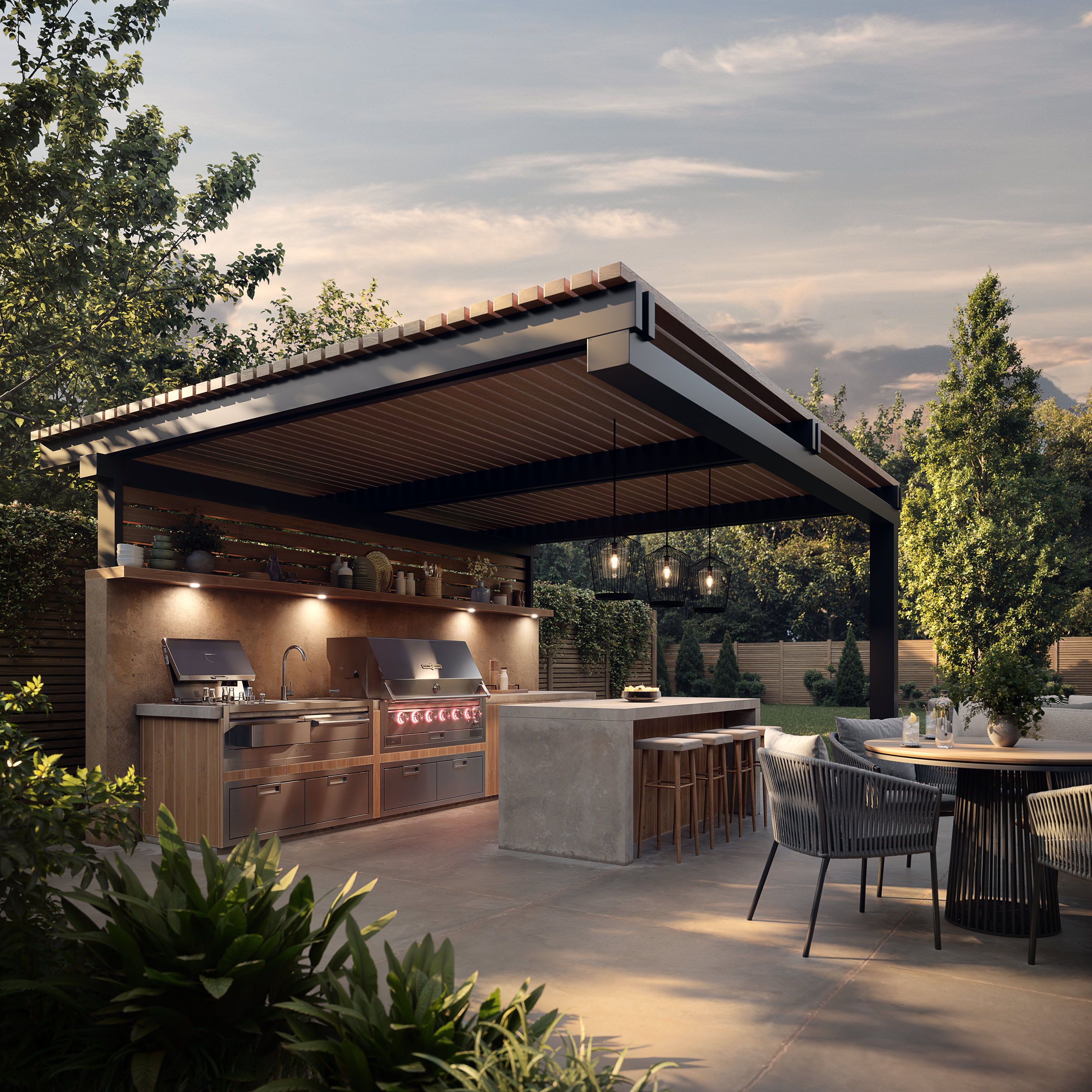 Photorealistic barbecue product CGI