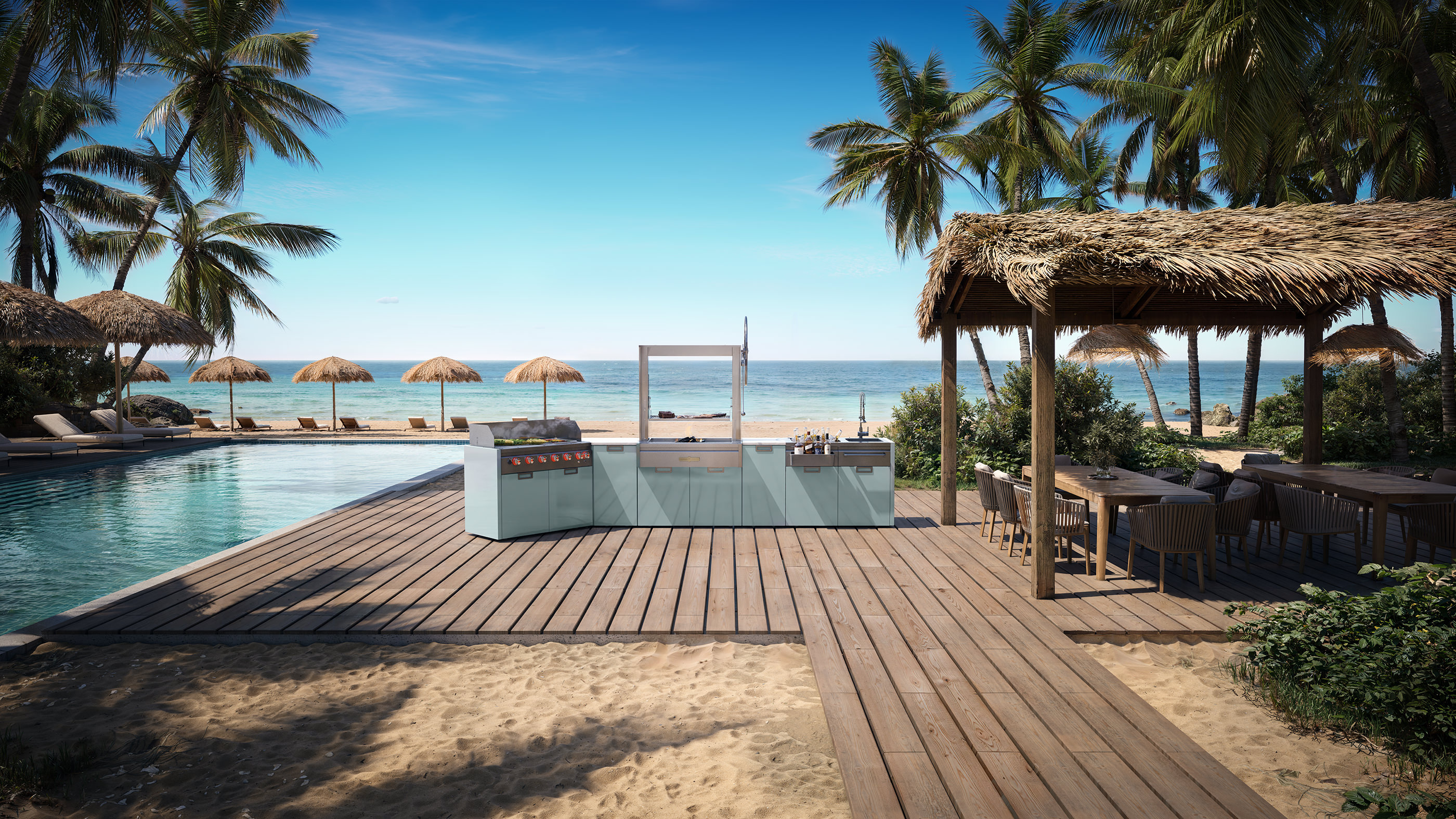 Photorealistic barbecue product CGI