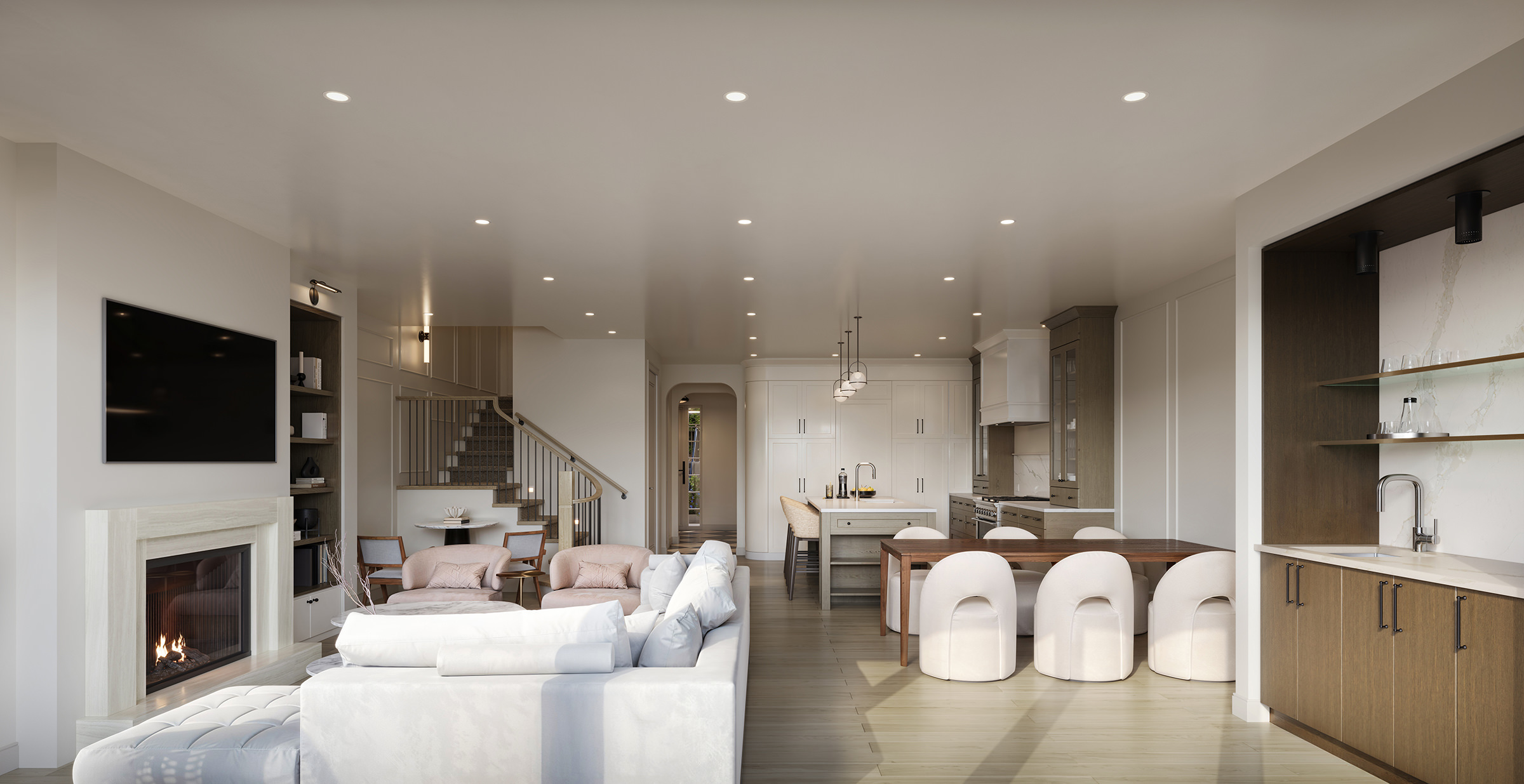 Open-concept living