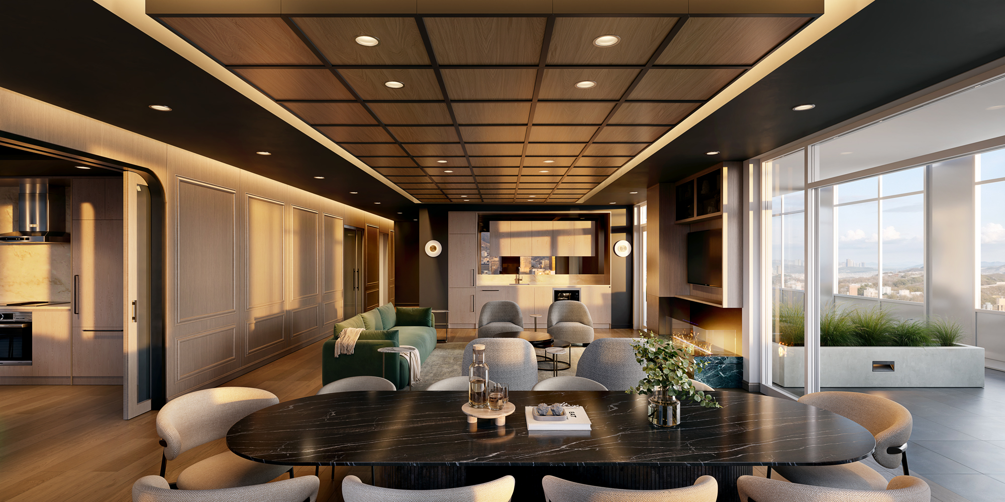 Amenity rendering